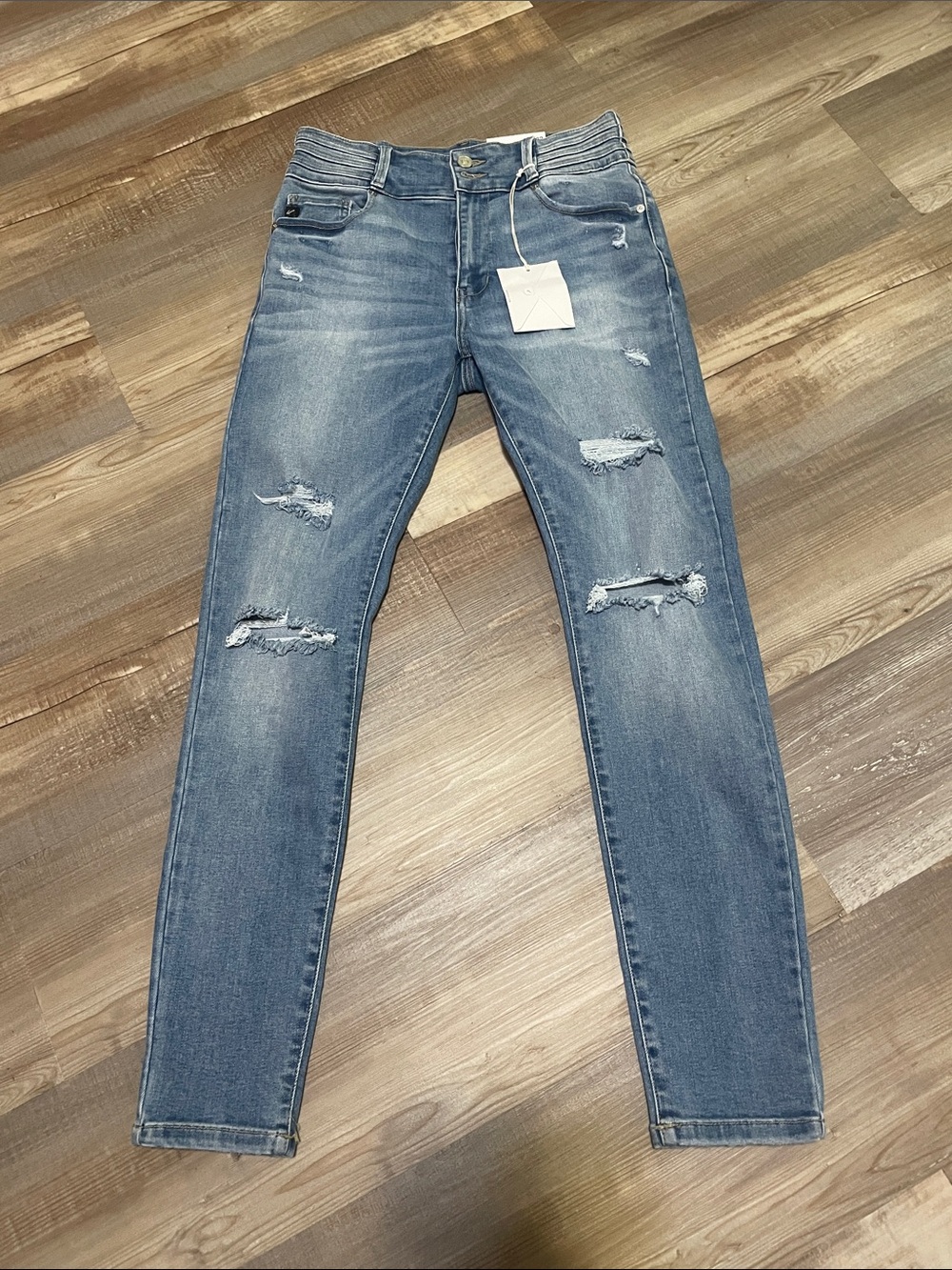 KanCan Light Blue Distressed Skinny Jeans